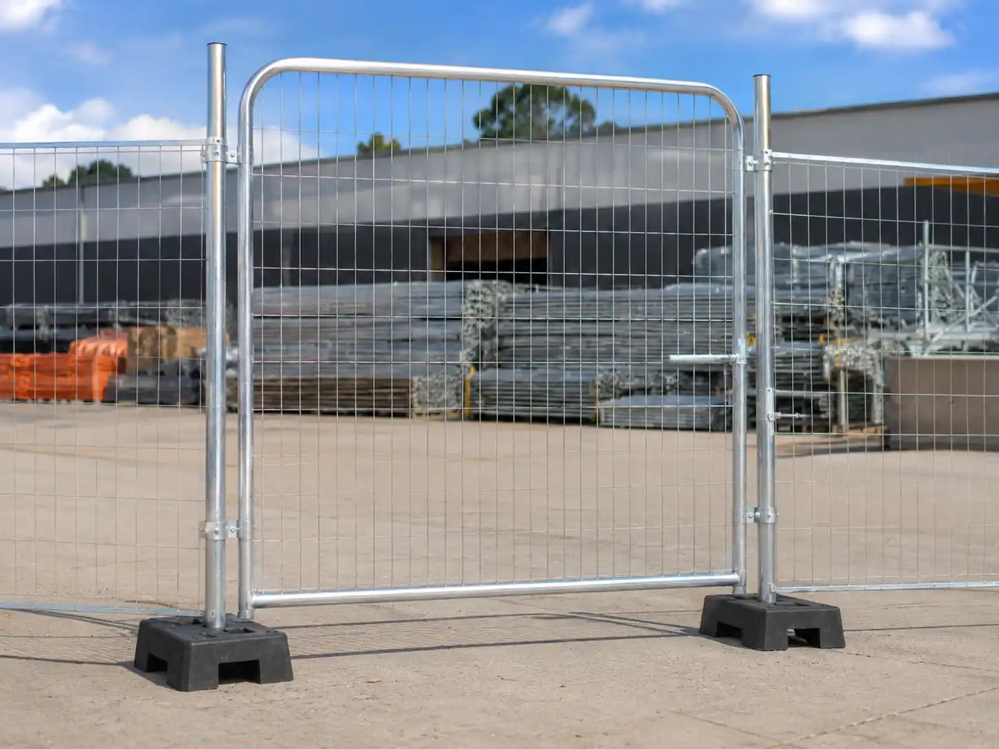 Gate option for Australia temporary fence access control