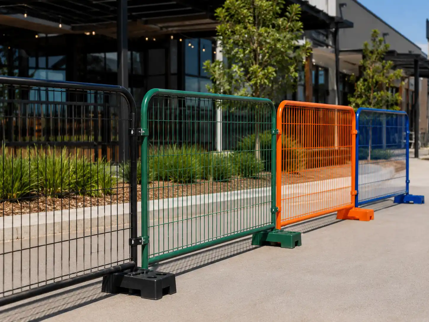 Powder coated color options for Australia temporary fence panels