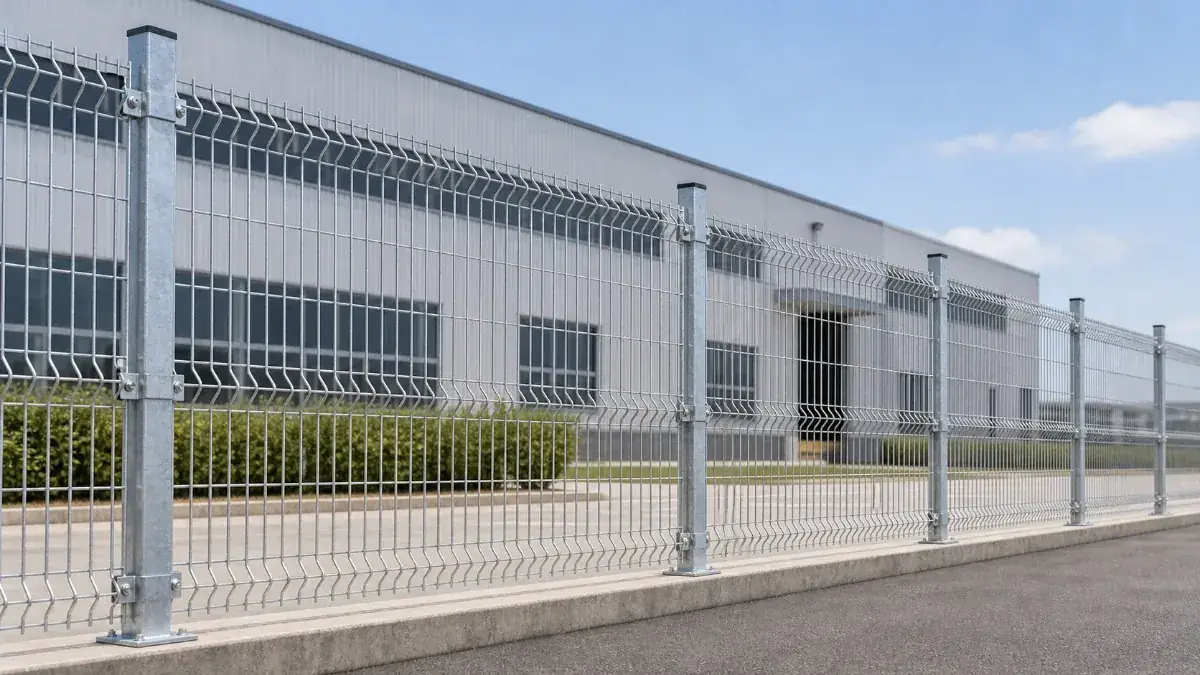 Galvanized 3D welded wire mesh fence