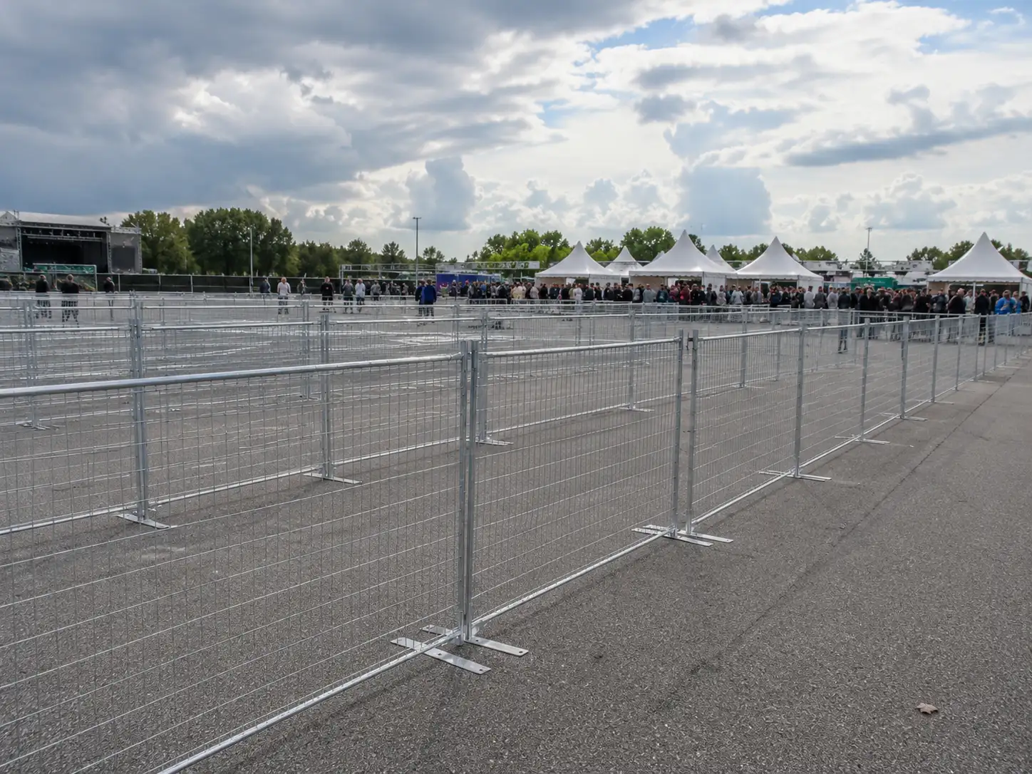 Canada temporary fence event fence lines