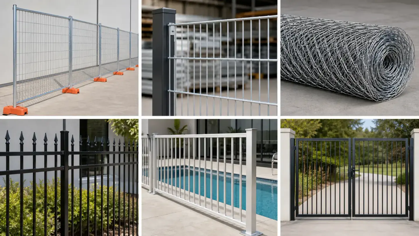 Temporary fence, wire mesh fence, chain link fence and steel fence products