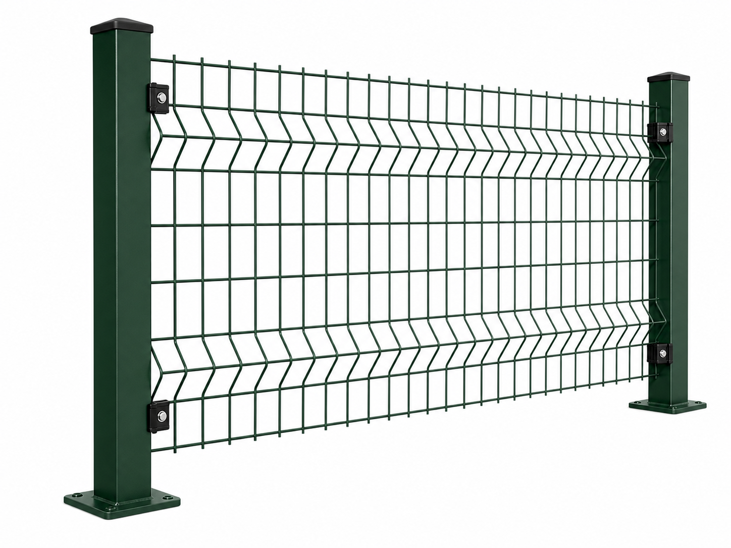 3D curved welded wire mesh fence panel