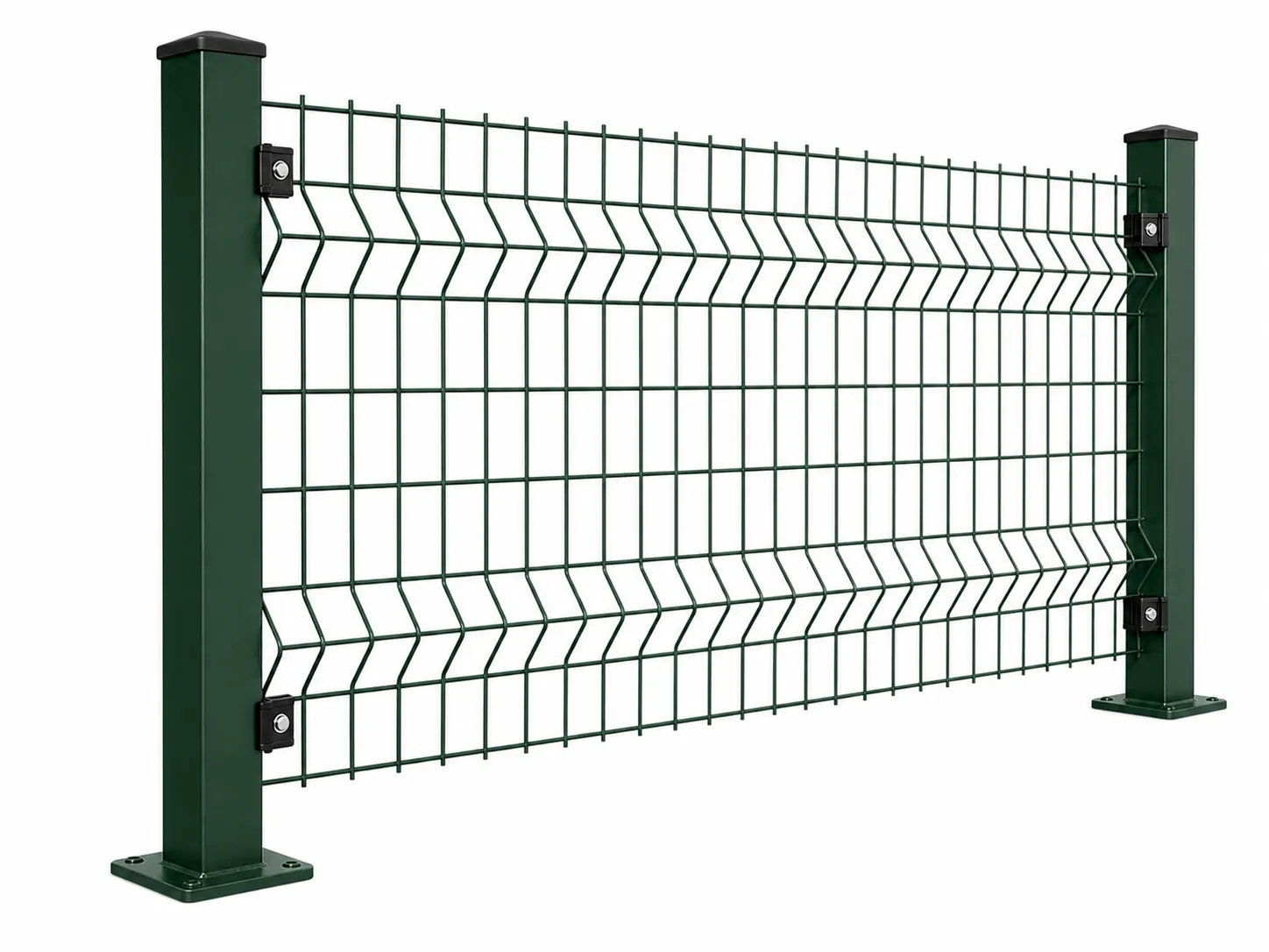 3D curved welded wire mesh fence panel