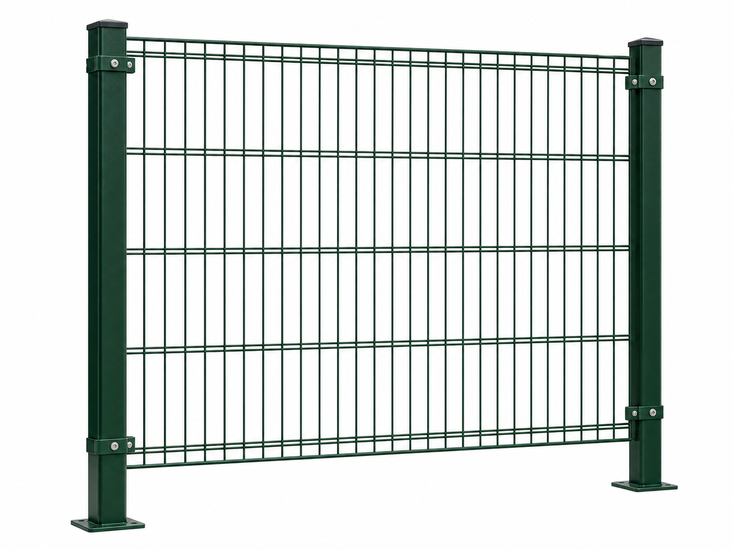 Double wire welded mesh fence panel