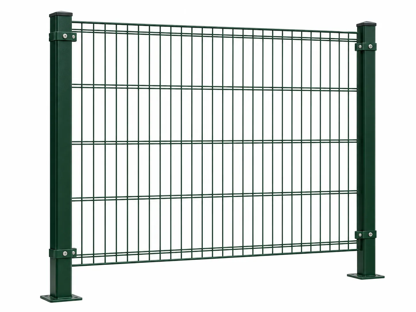 Double wire welded mesh fence panel
