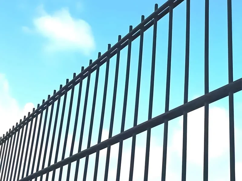 868 double wire fence for utility and service compound