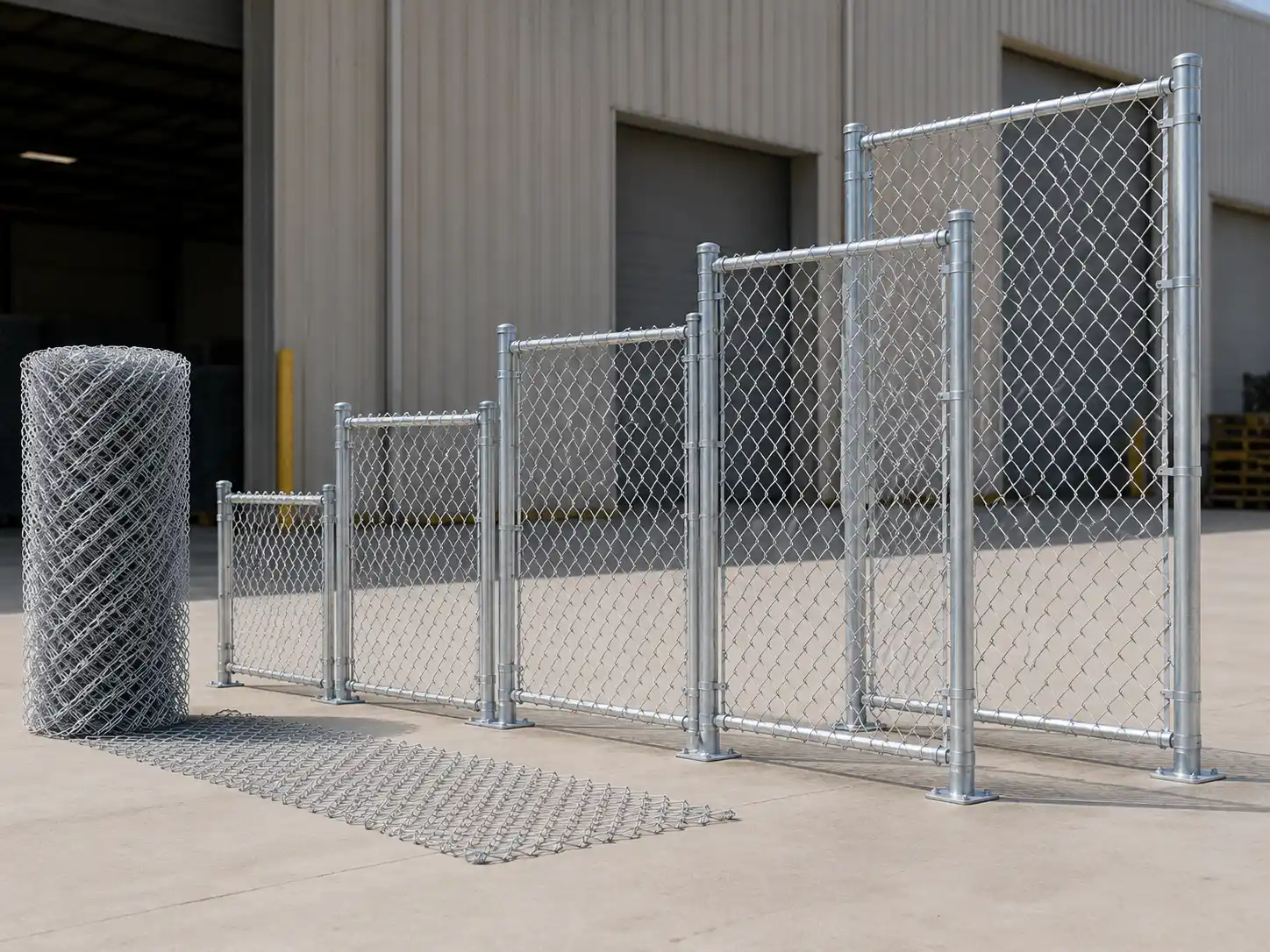 Galvanized chain link fence height options for roll quotation